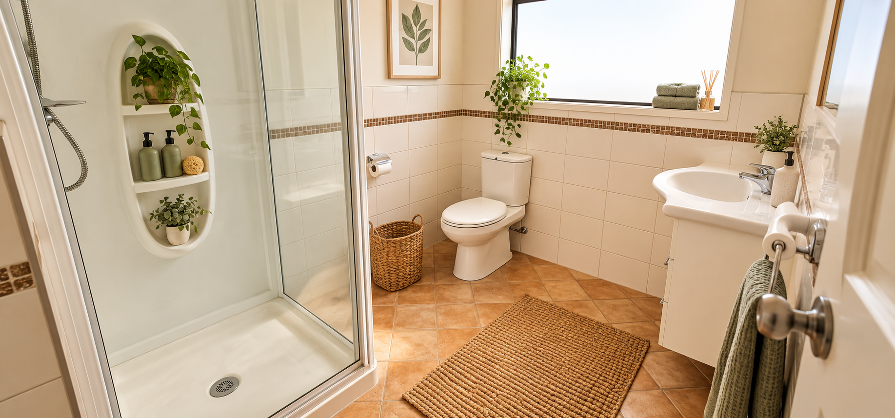 Property - MAIN BATHROOM   Evans Property Management - Evans Property Management