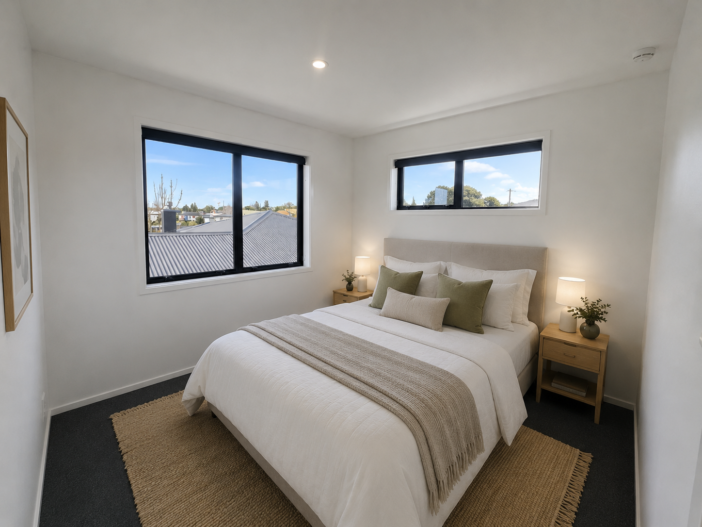 Property - Bedroom 1 Staged Evans Property Management - Evans Property Management