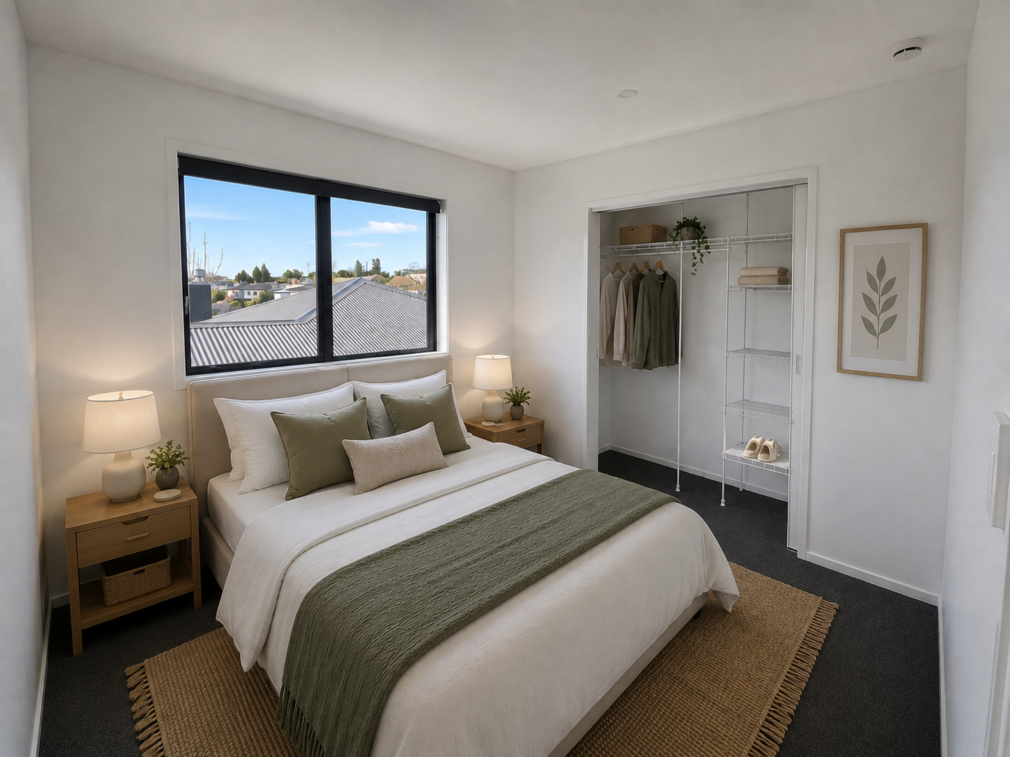 Property - Bedroom 2 Staged 2 Evans Property Management - Evans Property Management