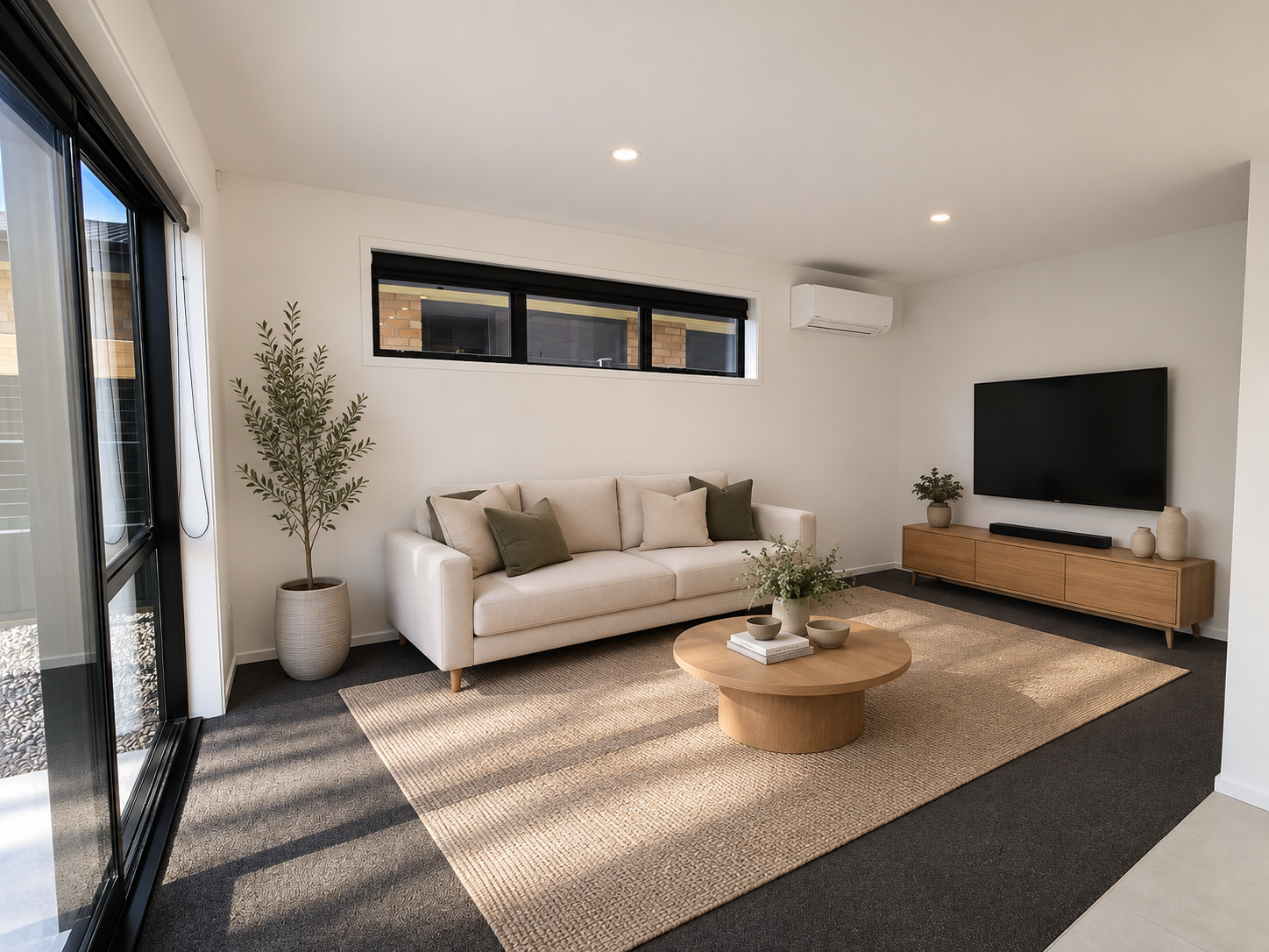 Property - Living Room Staged 2 2 Evans Property Management - Evans Property Management